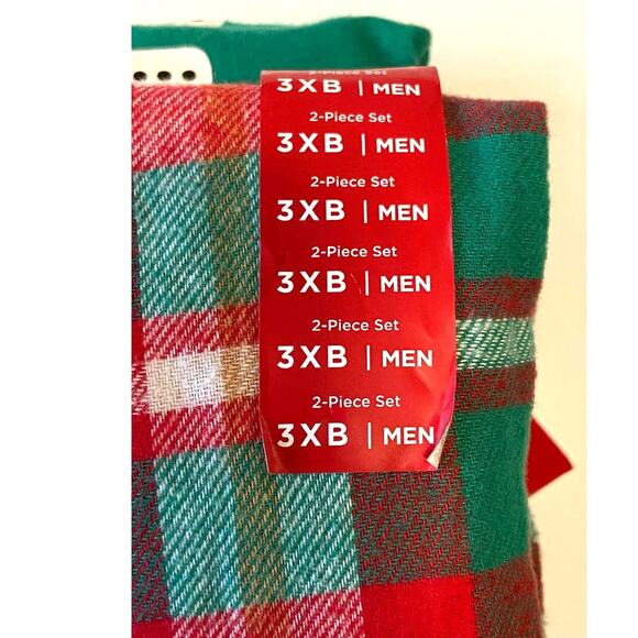 Big & Tall Jammies For Your Families® Pajama Set Christmas‎ Men's 3XB - Picture 5 of 5